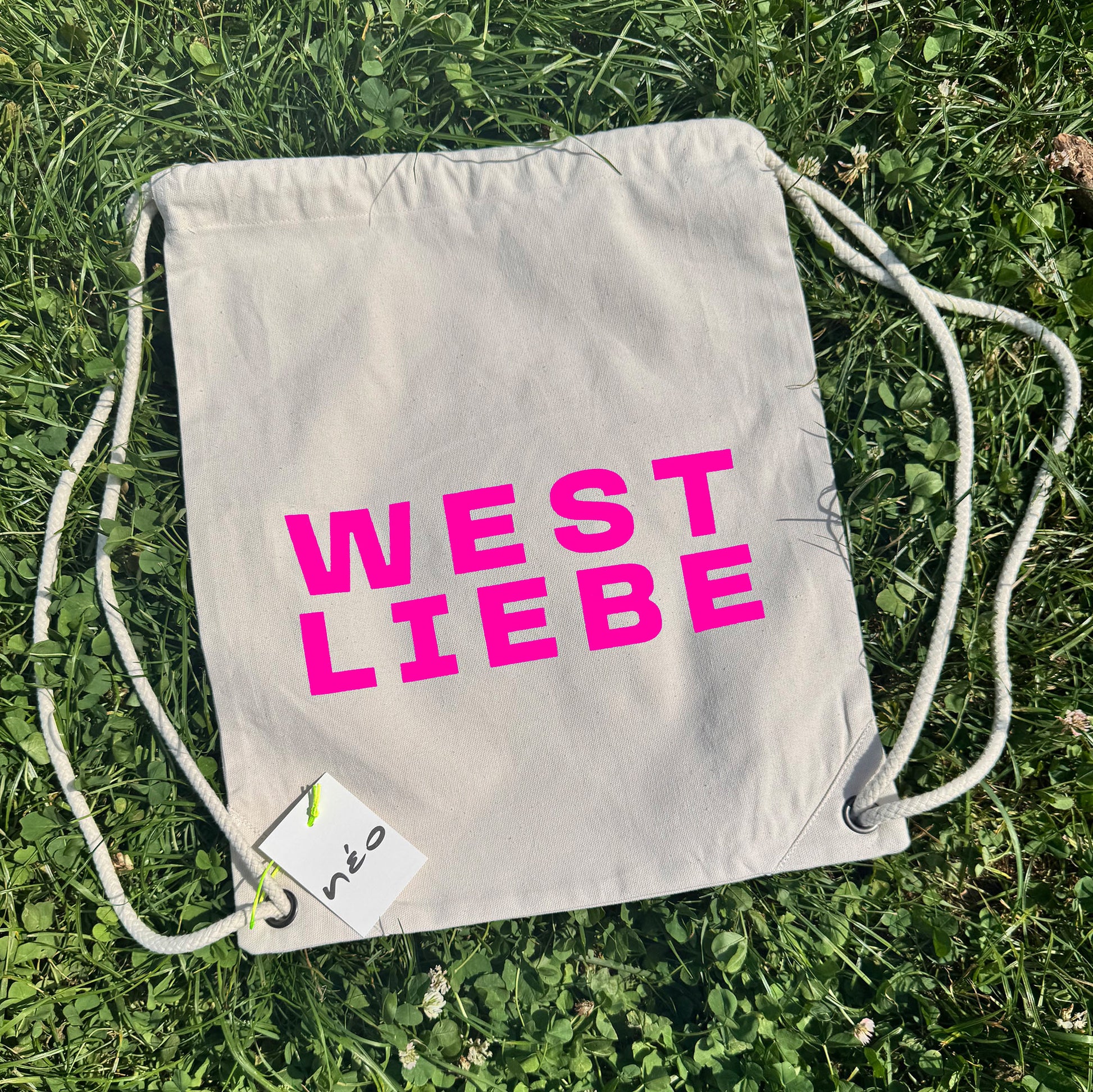 Gym Bag WEST LIEBE – Siebdruck