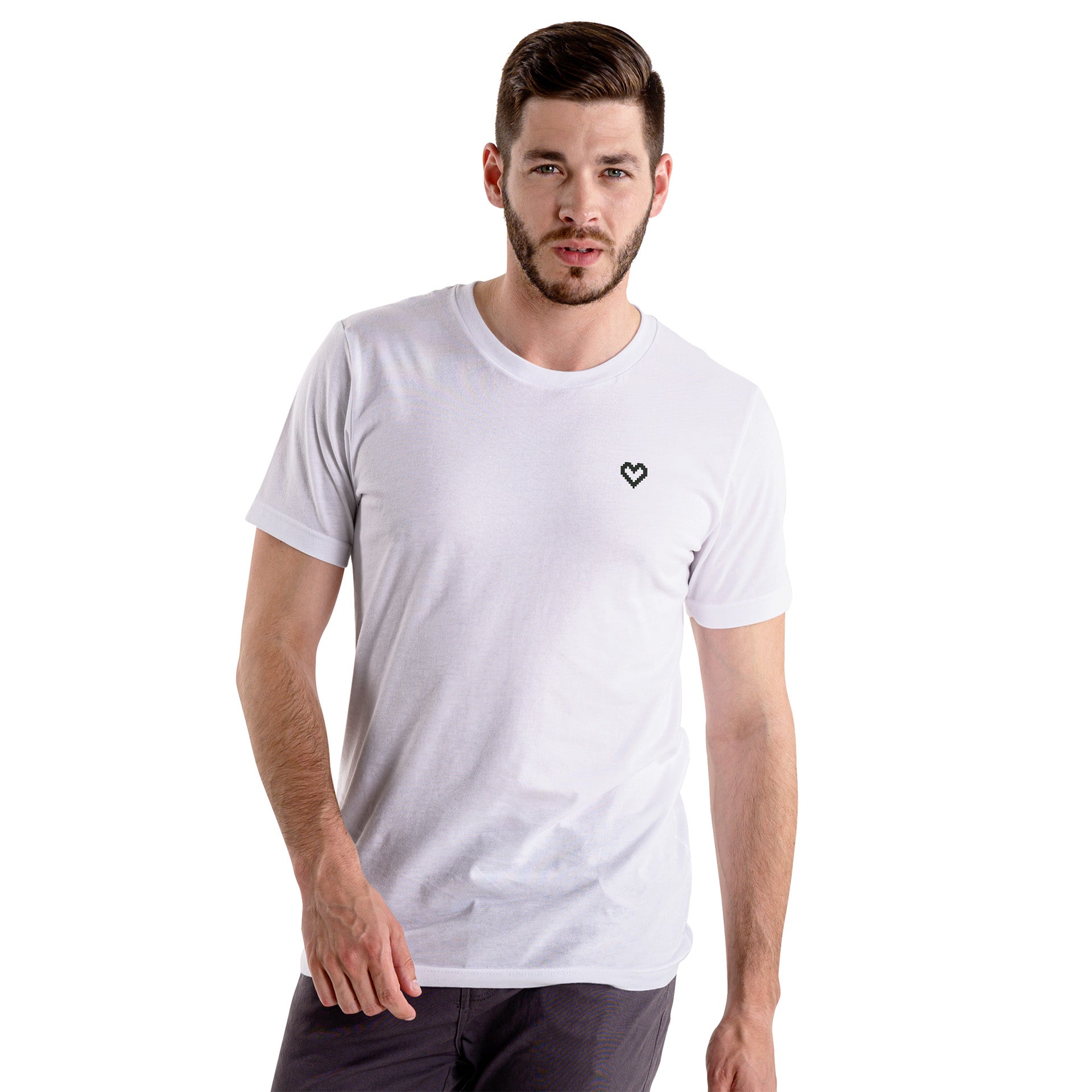 T-Shirt Unisex WEST LIEBE – Siebdruck [Neon-Blau]