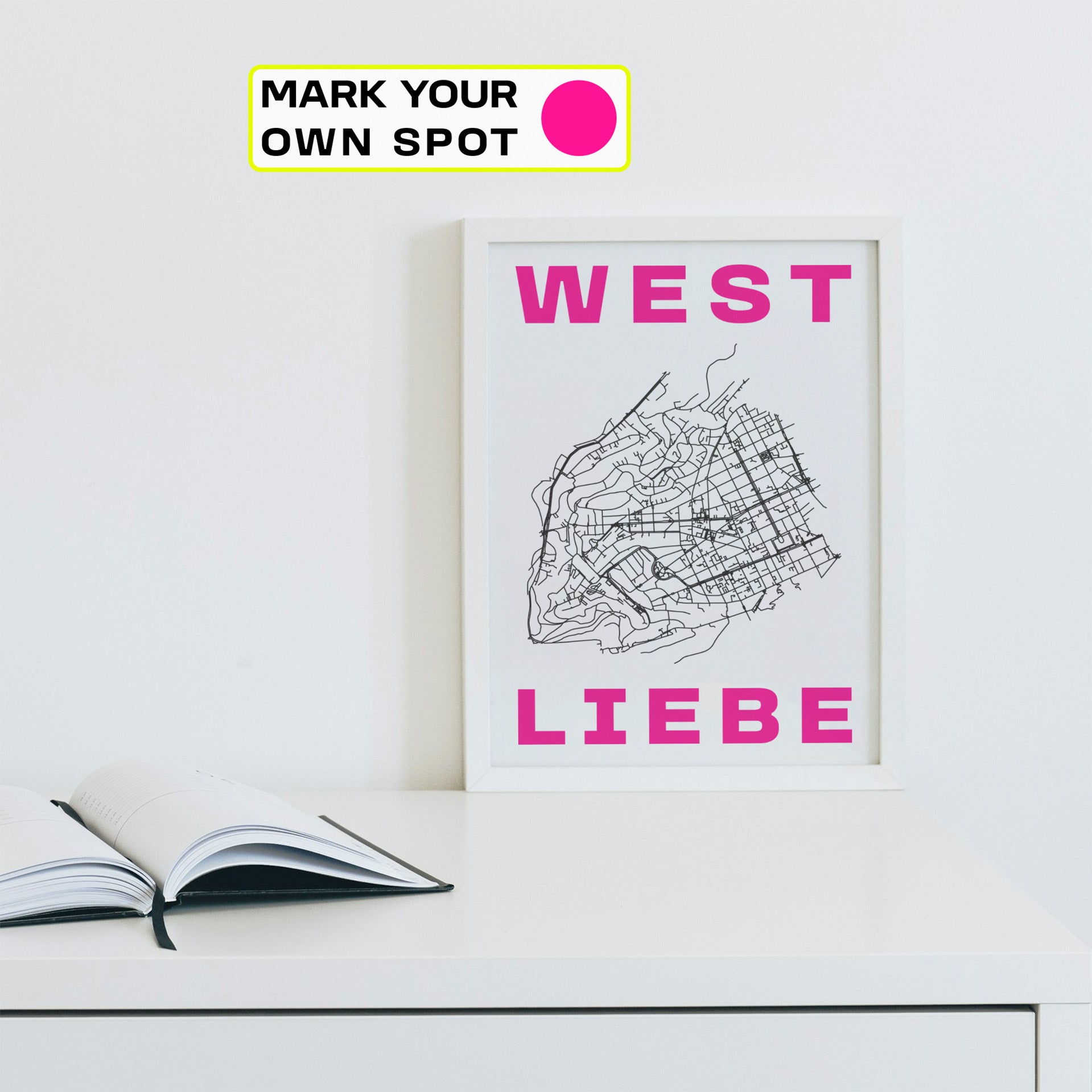 WEST LIEBE Karte - personalisierbar